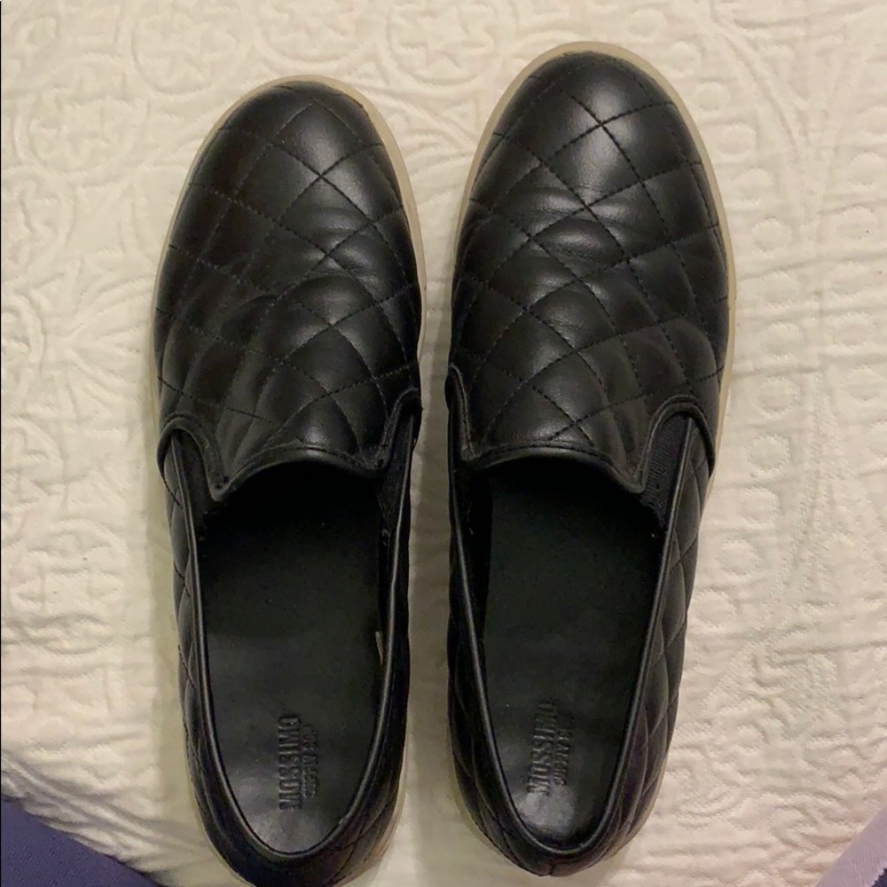 quilted slide on sneaker